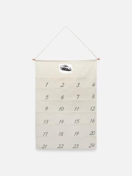 Framo Barkas V 901/2 - Leinen Adventskalender  - Naturweiß