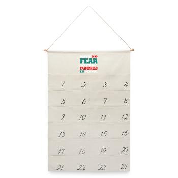 Have no Fear the Frauenheld is here Outfit - Leinen Adventskalender  - Naturweiß - Vorne