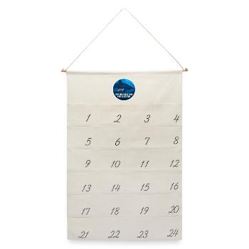 Hat Deutschland überhaupt noch was zu sagen? - Leinen Adventskalender  - Naturweiß - Vorne