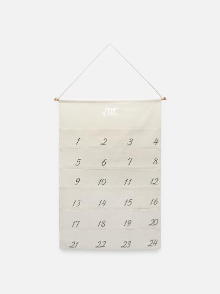 11 Geburtstag - 11 Jahre alt - Leinen Adventskalender  - Naturweiß