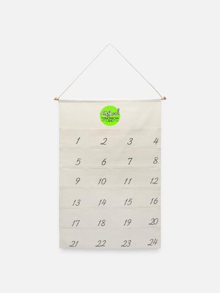 Tomorrowland Festival - Neon - Leinen Adventskalender  - Naturweiß