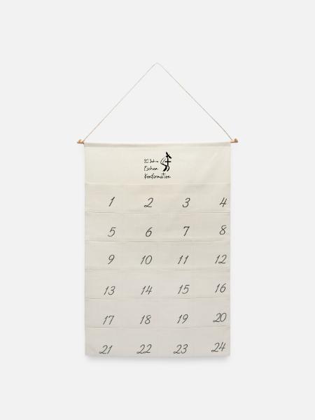 Eichen Konfirmation 80 Jahre Jubelkonfirmation - Leinen Adventskalender - Naturweiß