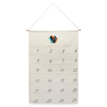 Bouldern Gecko Seil? Geschenk - Leinen Adventskalender  - Naturweiß - Vorne