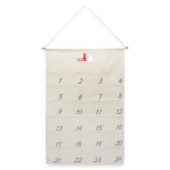 Computerfreak Developer Coden Statement Skripting - Leinen Adventskalender  - Naturweiß - Vorne