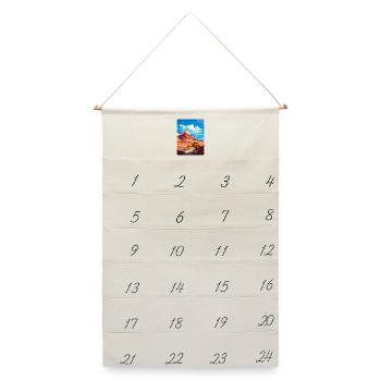 Capitol Reef Nationalpark Reiseposter Souvenir - Leinen Adventskalender  - Naturweiß - Vorne