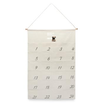 Bevor du nervst... Nein! - Leinen Adventskalender  - Naturweiß - Vorne