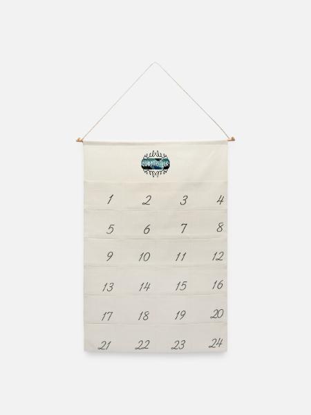 BERUF CONTROLLER - Leinen Adventskalender - Naturweiß