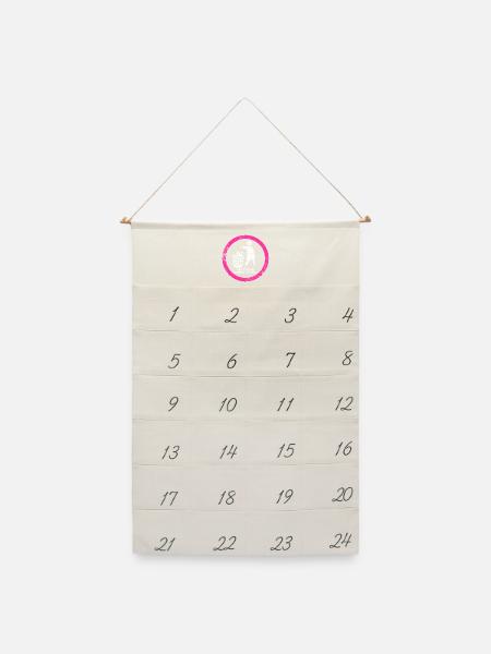 Gegen Rechts - Halte deine Umwelt sauber - FCK NZS - Leinen Adventskalender  - Naturweiß