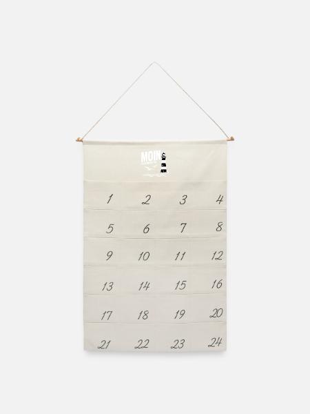 Moin und sunst so Leuchtturm Küste Nordsee Shirt - Leinen Adventskalender - Naturweiß