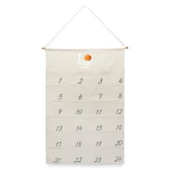 Ich liebe Spooky Season - Leinen Adventskalender  - Naturweiß - Vorne
