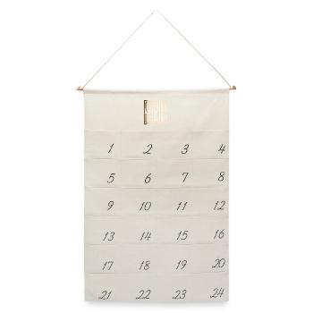 Istanbul 34 - Leinen Adventskalender  - Naturweiß - Vorne