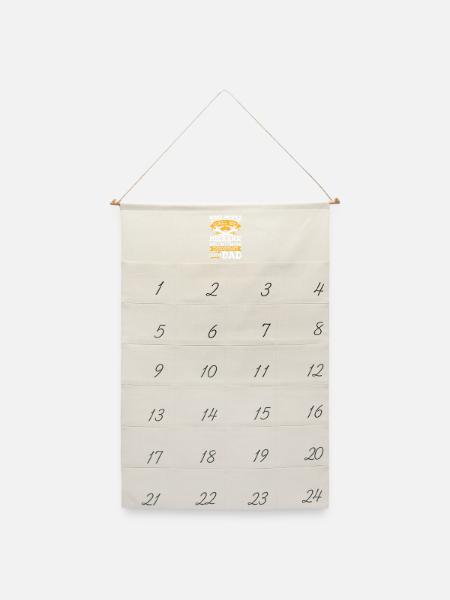 Mechaniker Mechatroniker Schrauber Geschenk - Leinen Adventskalender - Naturweiß