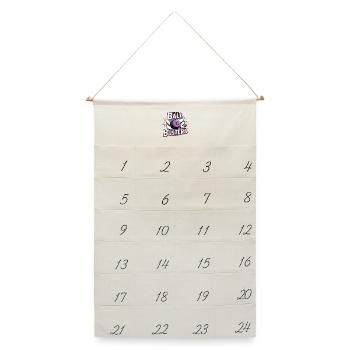 Ball Busters Bowling Kugel Pins Und Kegelsport - Leinen Adventskalender  - Naturweiß - Vorne