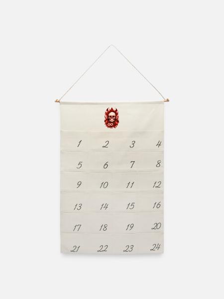 de profundis - Leinen Adventskalender  - Naturweiß