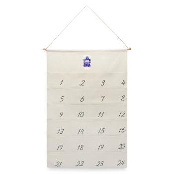Wizard Booty Butttober - Leinen Adventskalender  - Naturweiß - Vorne