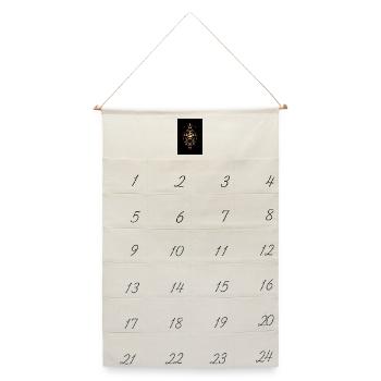 Full Moon Portal - Cosmic Alignment - Leinen Adventskalender  - Naturweiß - Vorne