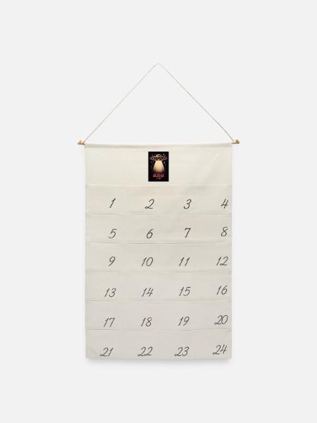 Thanks for believing - Leinen Adventskalender - Naturweiß