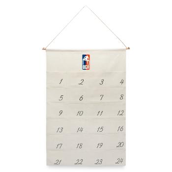 D5174F71-138D-415B-A064-3E5FBFE1FA07 - Leinen Adventskalender  - Naturweiß - Vorne