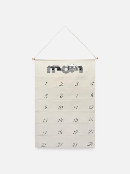 Moin - Leinen Adventskalender - Naturweiß