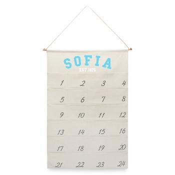 Sofia_Est_1975 - Leinen Adventskalender  - Naturweiß - Vorne