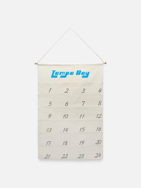 Tampa Bay USA - Leinen Adventskalender  - Naturweiß