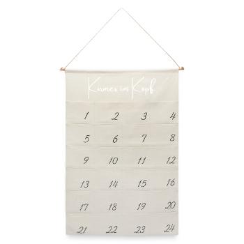 Kirmes im Kopf | Greysoul Thoughts - Leinen Adventskalender  - Naturweiß - Vorne