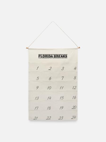 Florida Breaks - Leinen Adventskalender - Naturweiß