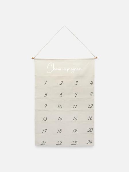 Chaos in progress | Greysoul Thoughts - Leinen Adventskalender  - Naturweiß