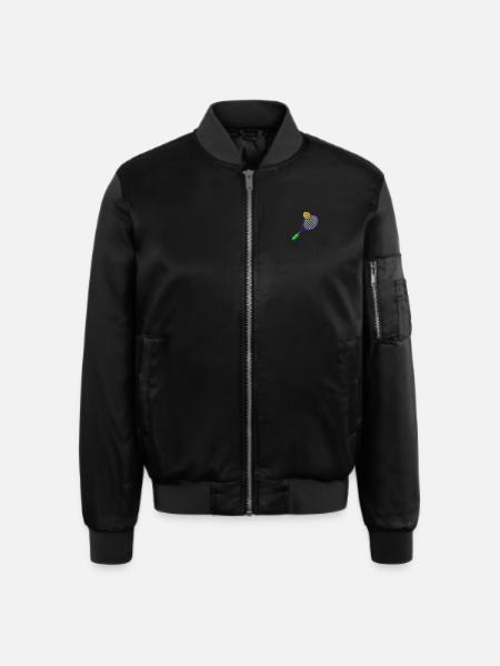 Raquette - Blouson bomber unisexe - noir
