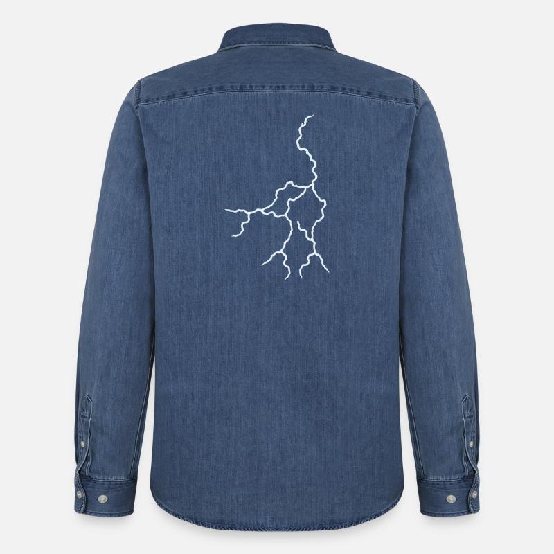 Blitz - Männer Jeanshemd Organic von Stanley/Stella - verwaschenes Mittelblau 
