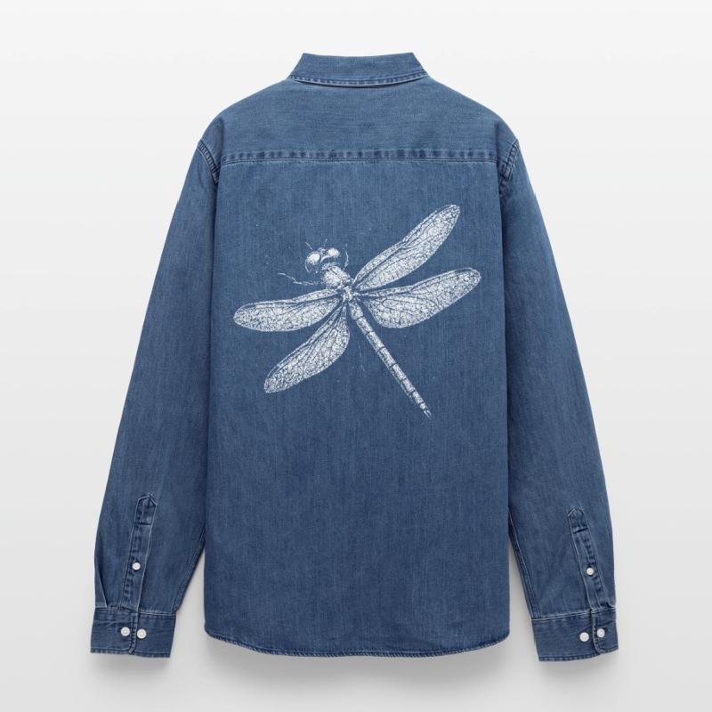 Libelle Männer Jeanshemd Organic von Stanley/Stella