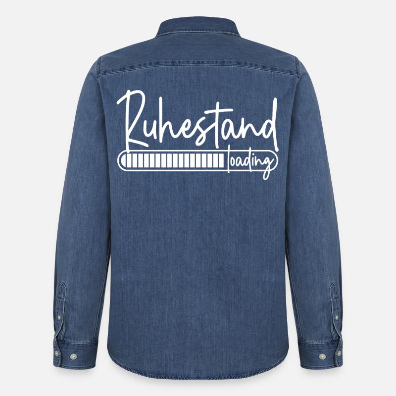 Ruhestand loading - Männer Jeanshemd Organic von Stanley/Stella - verwaschenes Mittelblau