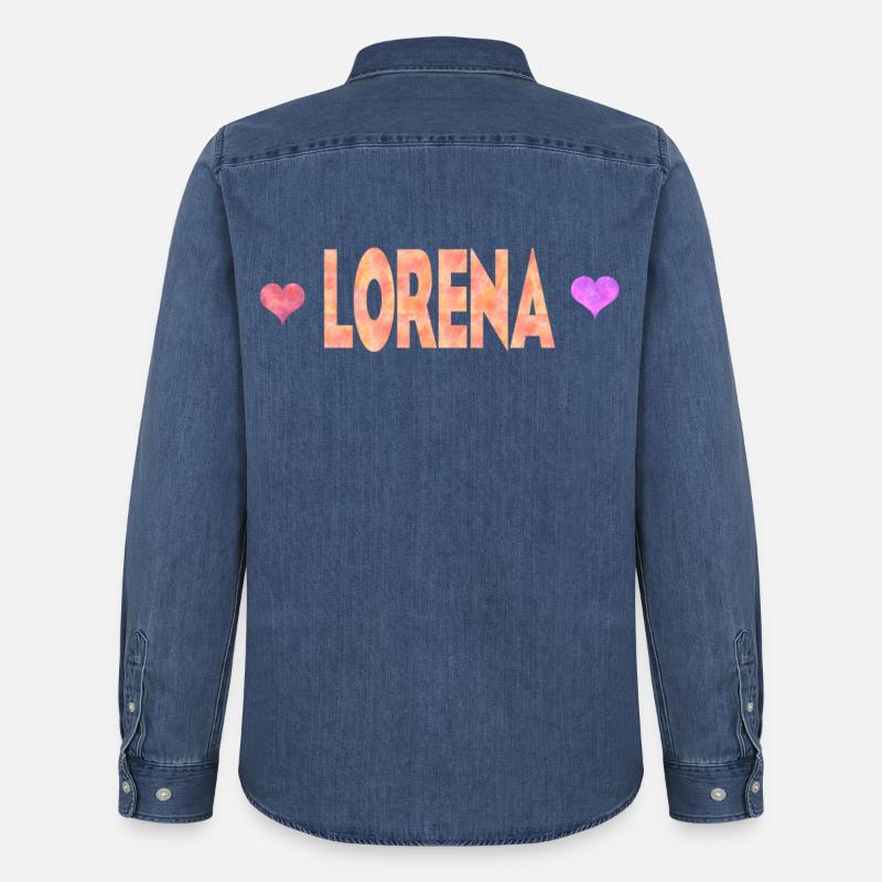 Lorena - Männer Jeanshemd Organic von Stanley/Stella - verwaschenes Mittelblau