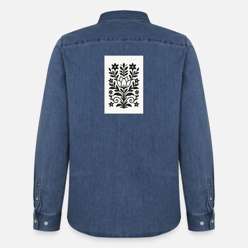 RayPay Eclipse - Männer Jeanshemd Organic von Stanley/Stella - verwaschenes Mittelblau 