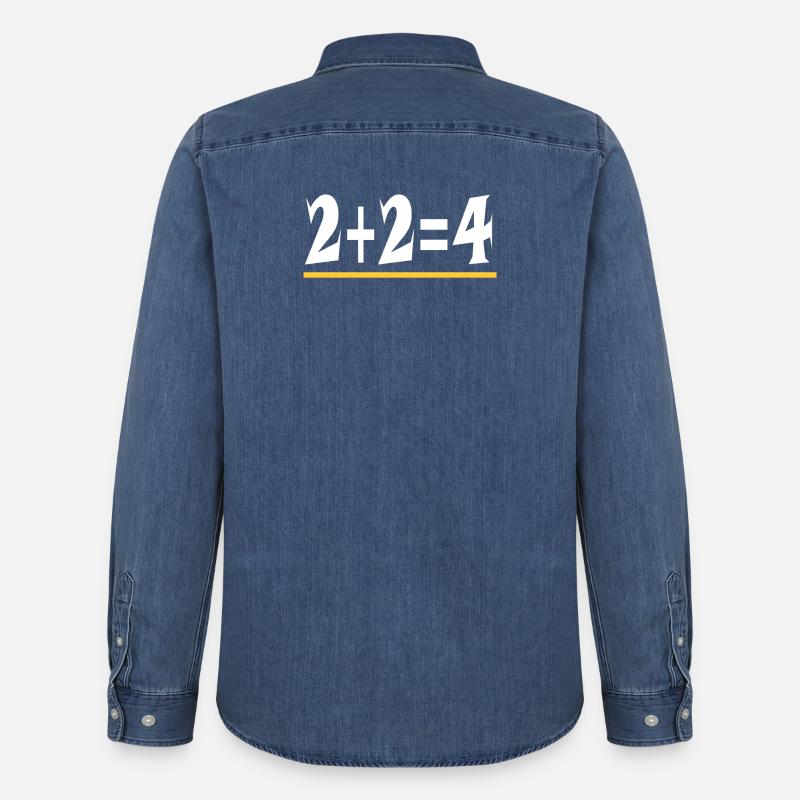 Das Logische - Männer Jeanshemd Organic von Stanley/Stella - verwaschenes Mittelblau 