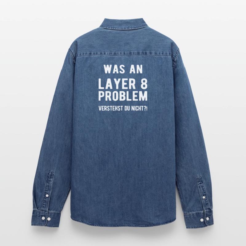 Computer Science Admin Developer Computer Scientist Coder Men’s Organic Denim Shirt by Stanley/Stella