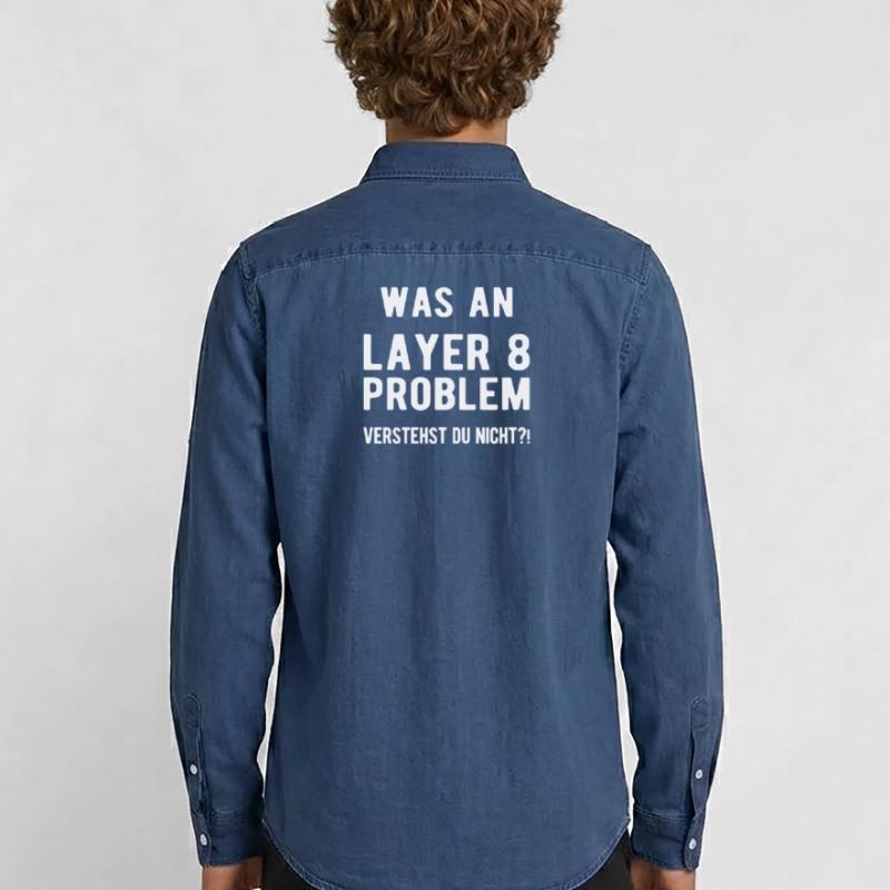 Computer Science Admin Developer Computer Scientist Coder Men’s Organic Denim Shirt by Stanley/Stella