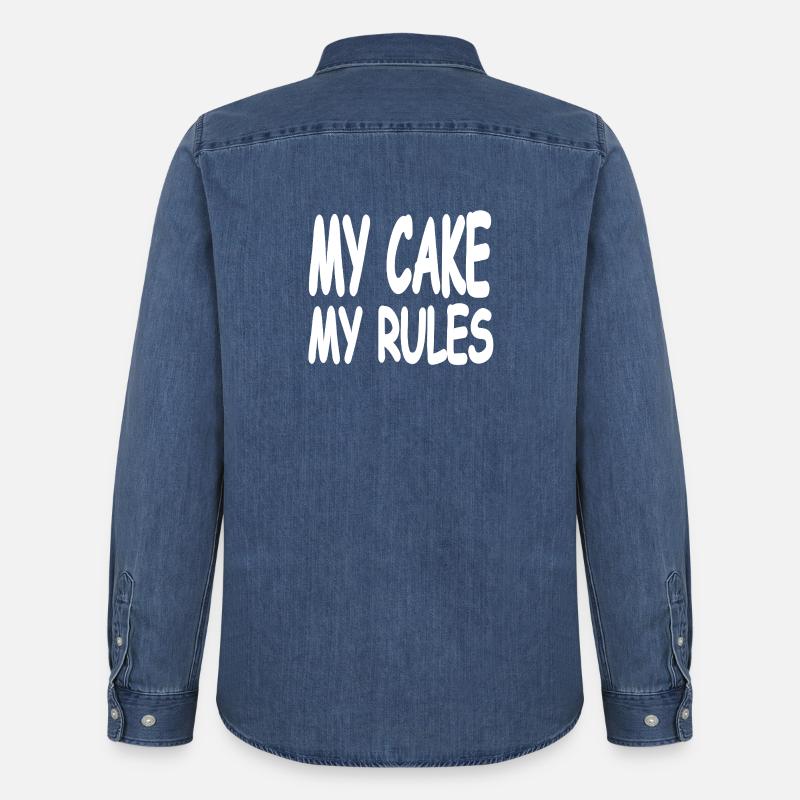 Kuchen - Männer Jeanshemd Organic von Stanley/Stella - verwaschenes Mittelblau 