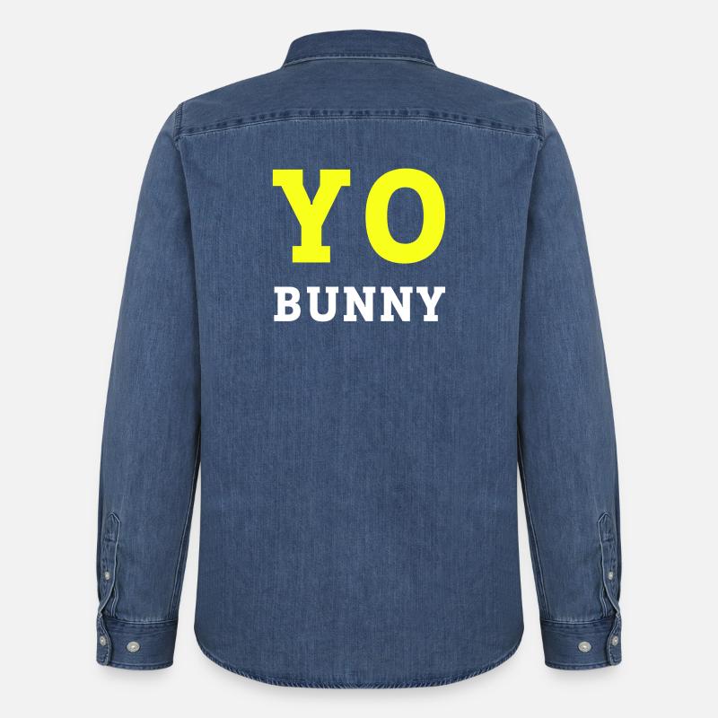 yobun_2 - Männer Jeanshemd Organic von Stanley/Stella - verwaschenes Mittelblau 