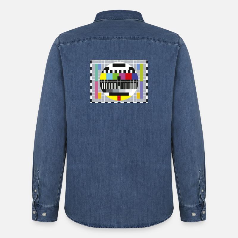 Test-Bild - Männer Jeanshemd Organic von Stanley/Stella - verwaschenes Mittelblau 