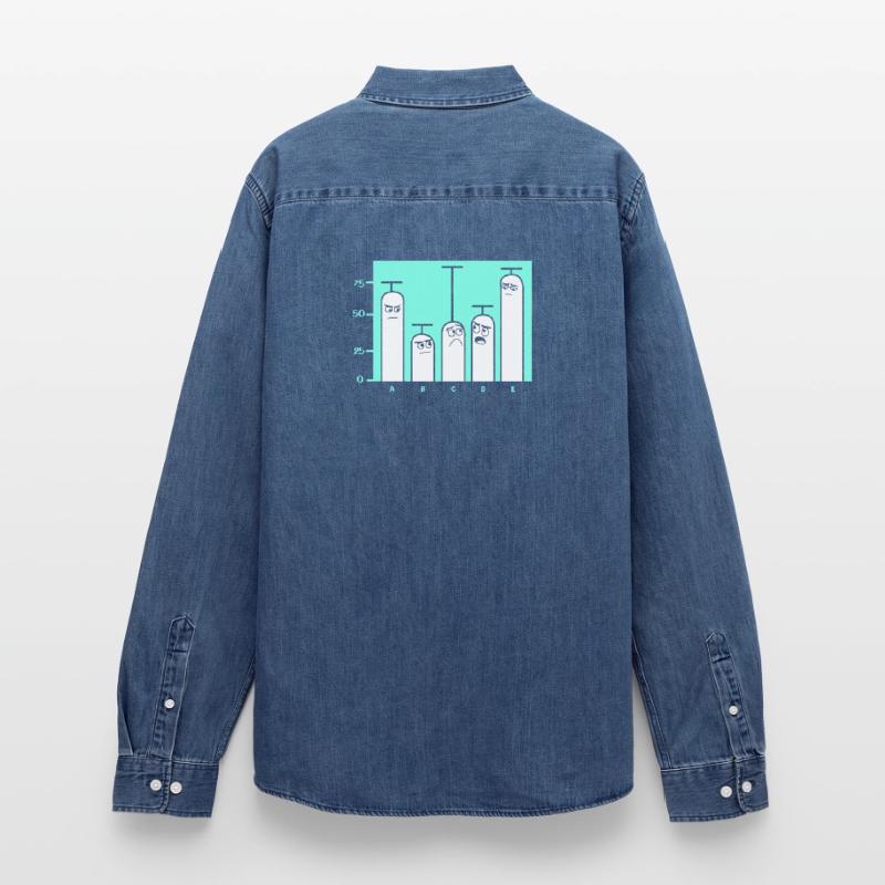 Programmierer Coder GPT Männer Jeanshemd Organic von Stanley/Stella