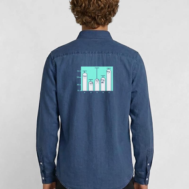 Programmierer Coder GPT Männer Jeanshemd Organic von Stanley/Stella