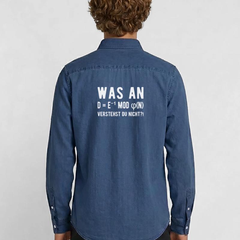 Computer Scientist Computer Science Student Programmer Men’s Organic Denim Shirt by Stanley/Stella