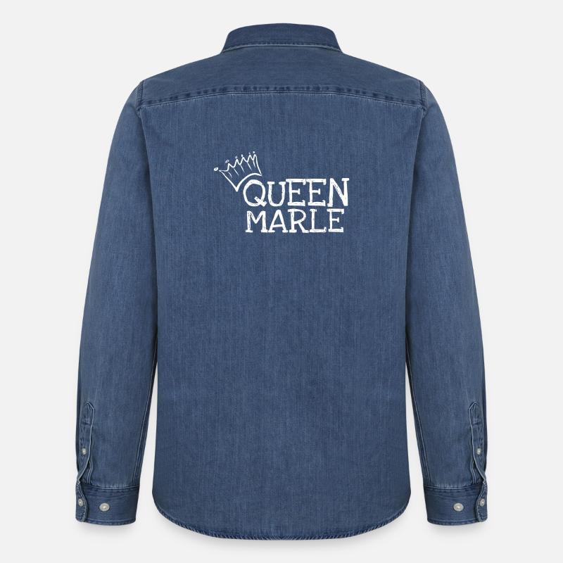 Marle - Männer Jeanshemd Organic von Stanley/Stella - verwaschenes Mittelblau 