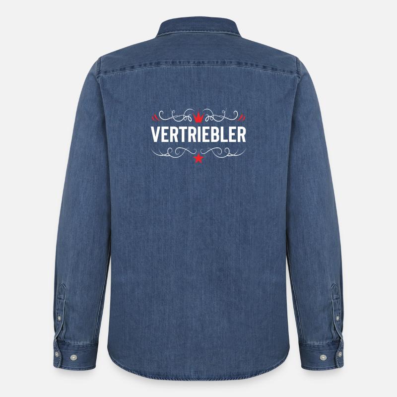 Zahnarzt Beruf - Männer Jeanshemd Organic von Stanley/Stella - verwaschenes Mittelblau 