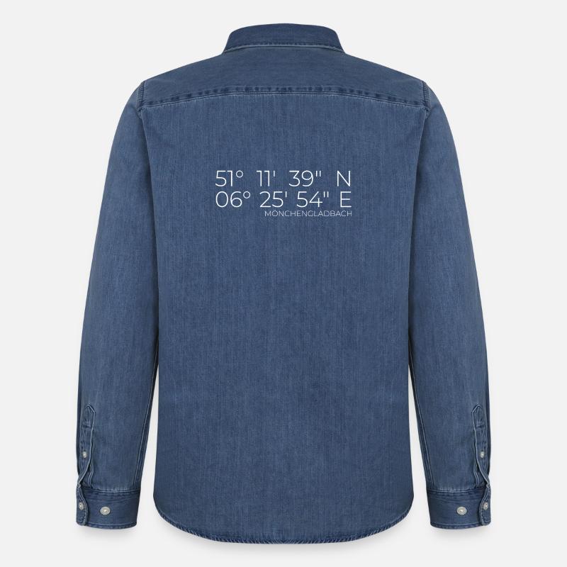 coordonnées Mönchengladbach - Chemise en denim homme bio Stanley/Stella - bleu moyen délavé