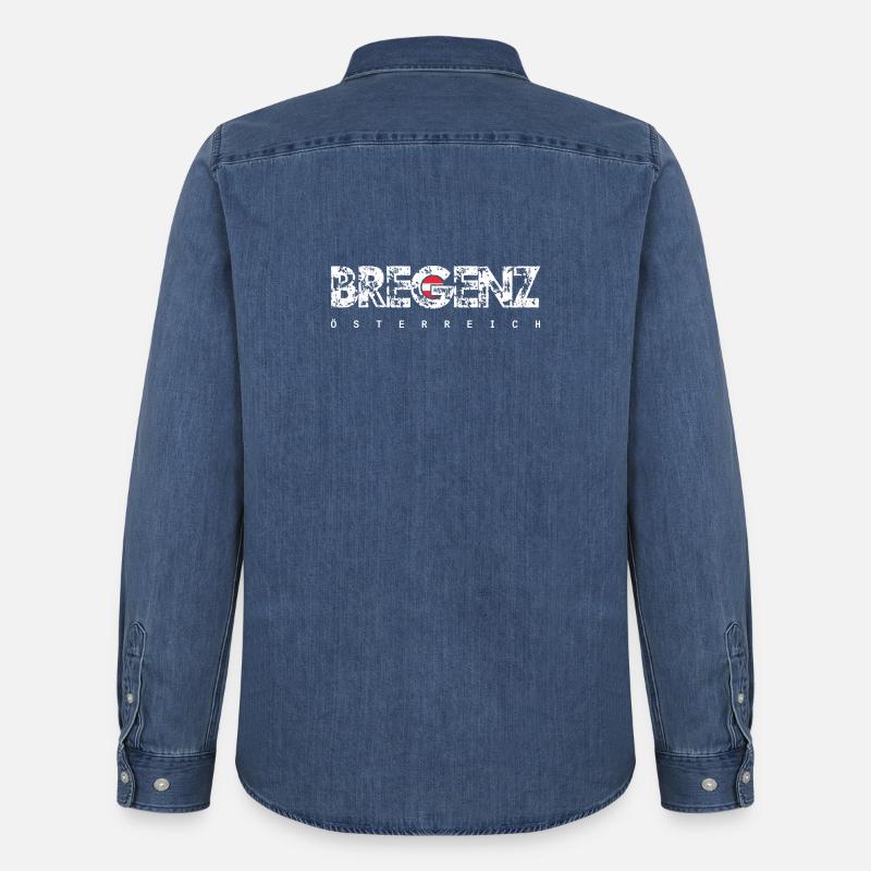 Bregenz - Männer Jeanshemd Organic von Stanley/Stella - verwaschenes Mittelblau 