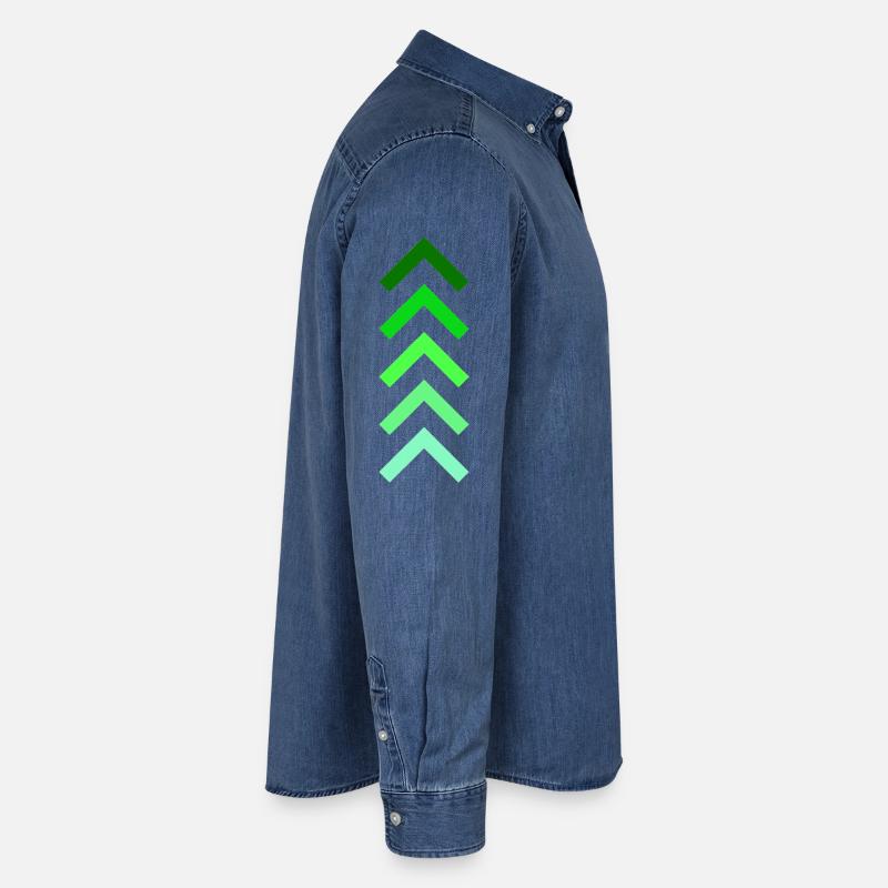 Montée en puissance ! Chemise en denim homme bio Stanley/Stella
