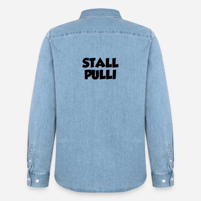 StallPulli - Männer Jeanshemd Organic von Stanley/Stella - verwaschenes Hellblau