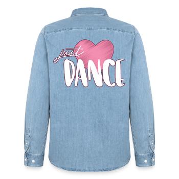 danse - Chemise en denim homme bio Stanley/Stella - bleu clair délavé - Dos - AI Model Male 185 light (185cm)